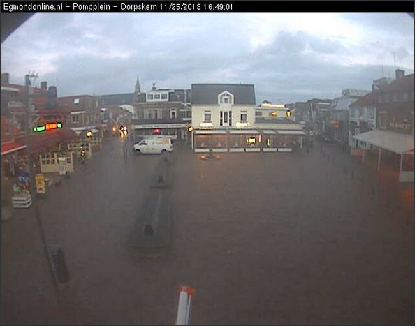 Live webcam van het Pompplein Egmond aan Zee